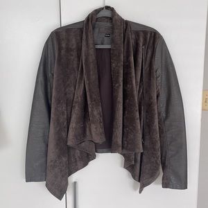 Blank NYC suede and leather jacket